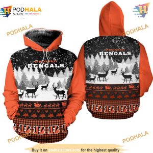 Cincinnati Bengals Xmas Gift Hoodie 3D Design NFL Cincinnati Apparel 1