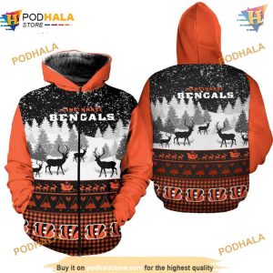 Cincinnati Bengals Xmas Gift Hoodie 3D Design NFL Cincinnati Apparel 2