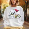 Classic Snoopy Cartoon Christmas Dog Sweatshirt, Festive Gift