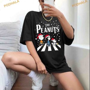 Classic Snoopy and Friends Christmas Tee, Creative Xmas Gifts