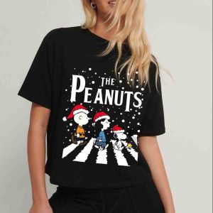Classic Snoopy and Friends Christmas Tee Creative Xmas Gifts 3