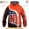 Cleveland Browns 3D Hoodie Pullover, NFL Browns Sweatshirt