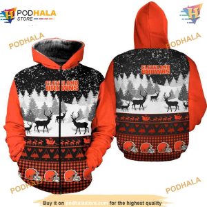 Cleveland Browns 3D Hoodie gift for Xmas NFL Cleveland Clothing 2