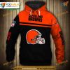 Cleveland Browns 3D Skull Hoodie, Browns Fan Merchandise