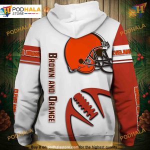 Cleveland Browns Hoodie 3D Graphic Apparel for Browns Fans 2