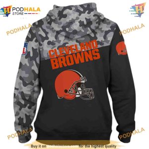 Cleveland Browns Military Hoodies 3D New Season Browns Merchandise 2
