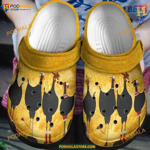 Cock-a-Doodle Clogs Classic Rooster Fan Footwear, Funny Crocs for Kids