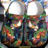 Cock-a-Doodle Doo Playful Rooster Crocs, Trending Classic Clog Gifts