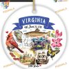 Collectible Virginia State Themed Christmas Ornament, Artistic USA Keepsake