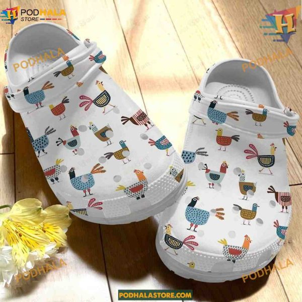 Color Collection Chicken Pattern Crocs, Trending Gifts for Diverse Tastes
