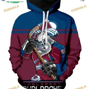 Colorado Avalanche Ultra Cool 3D Hoodie Trending Fan Fashion 1