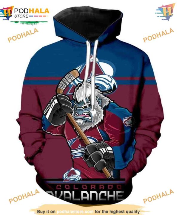 Colorado Avalanche Ultra-Cool 3D Hoodie, Trending Fan Fashion