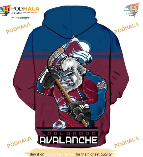 Colorado Avalanche Ultra-Cool 3D Hoodie, Trending Fan Fashion