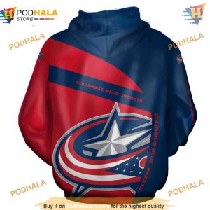 Columbus Blue Jackets Hooded 3D Hoodie Trending Long Sleeve Gift 2