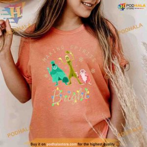 Comfort Colors Haunted Mansion Spirits Bright Shirt Family Christmas Shirt Ideas 2