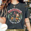 Comfort Colors Slinky Dog Snow Dash Christmas Shirt, Funny Christmas Shirt For Family