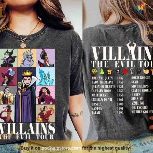 Comfort Colors Villains The Evil Era Tour Maleficent T-shirt 2023, Funny Christmas Shirt For Family