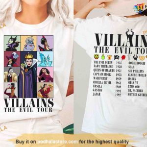 Comfort Colors Villains The Evil Era Tour Maleficent T shirt 2023 Funny Christmas Shirt For Family 2