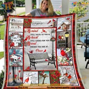 Conversations of the Heart, Personalized Memorial Fleece Blanket