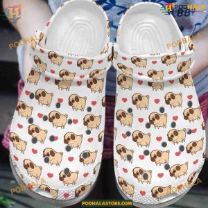 Cool Baby Pug Crocs Fun Classic Clog Shoes, Dog Lovers' Choice