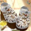 Cool Chicken Pattern Crocs Classic Clogs, Funny Gifts for Adults