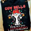 Cow Bells Christmas Jingle Shirt, Amusing Funny Christmas Gift Ideas
