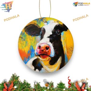 Cow Christmas Keepsake 2023 Family Christmas Tree Ornaments