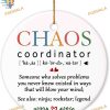 Coworker Women Ornament Gifts, Birthday Christmas Chaos Coordinator