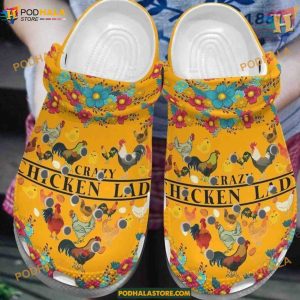 Crazy Chicken Lady Croc Mother's Day Special, Funny Crocs for Mom and Daughter