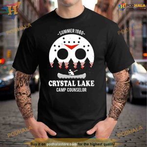 Crystal Lake Camp Counselor Vintage Movie Shirt For Women Men 2