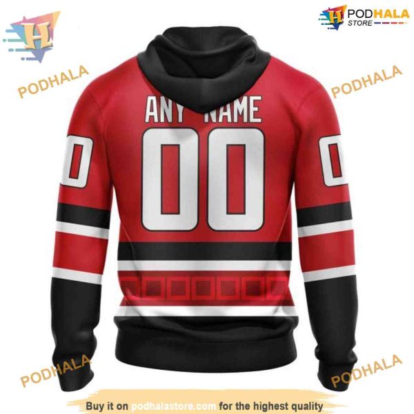 Custom 2023 Alternate Kits NHL Carolina Hurricanes Hoodie 3D Sweatshirt