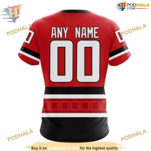 Custom 2023 Alternate Kits NHL Carolina Hurricanes Hoodie 3D Sweatshirt 4