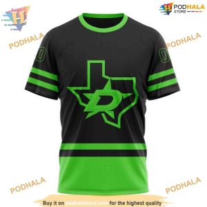 Custom 2023 Alternate Kits NHL Dallas Stars Hoodie 3D Shirt 4