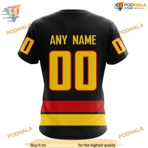 Custom 2023 Alternate NHL Vancouver Canucks Hoodie 3D 4