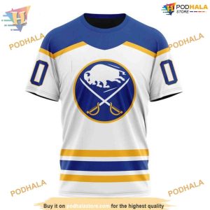 Custom 2023 Away Kits NHL Buffalo Sabres 3D Hoodie Exclusive Merchandise 3