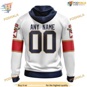 Custom 2023 Away Kits NHL Florida Panthers Hoodie 3D Sweatshirt 2