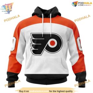 Custom 2023 Away Kits NHL Philadelphia Flyers Hoodie 3D 1
