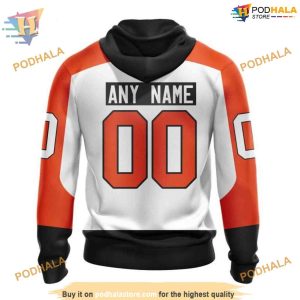 Custom 2023 Away Kits NHL Philadelphia Flyers Hoodie 3D 2