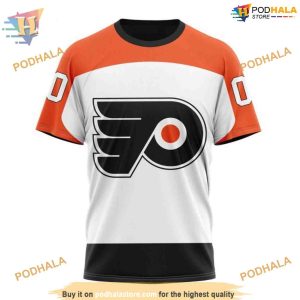 Custom 2023 Away Kits NHL Philadelphia Flyers Hoodie 3D 3
