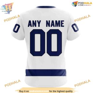 Custom 2023 Away Kits NHL Toronto Maple Leafs Hoodie 3D 4
