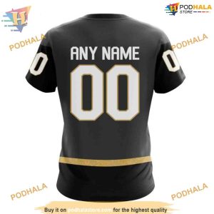 Custom 2023 Away NHL Vegas Golden Knights Hoodie 3D Shirt 4