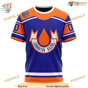 Custom 2023 Heritage Classic Concept NHL Edmonton Oilers Hoodie 3D 3