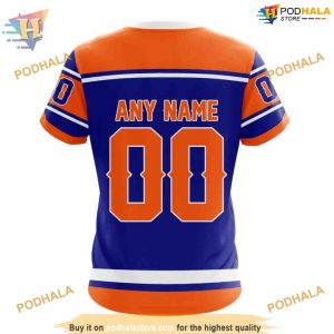 Custom 2023 Heritage Classic Concept NHL Edmonton Oilers Hoodie 3D 4
