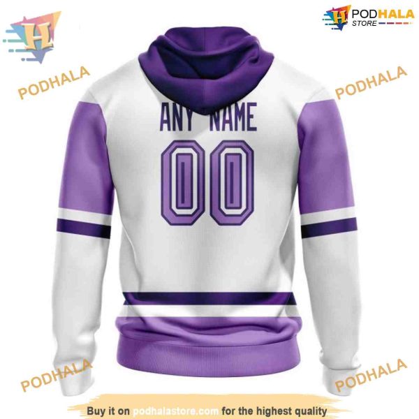 Custom 2023 Hockey Fight Cancer NHL New York Rangers Hoodie 3D