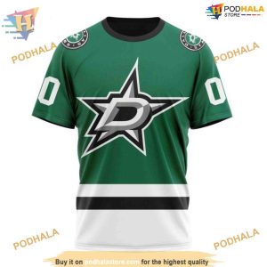 Custom 2023 Home Kits NHL Dallas Stars Hoodie 3D Shirt 3