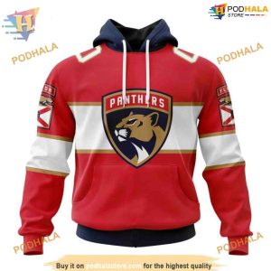 Custom 2023 Home Kits NHL Florida Panthers Hoodie 3D Sweatshirt 1