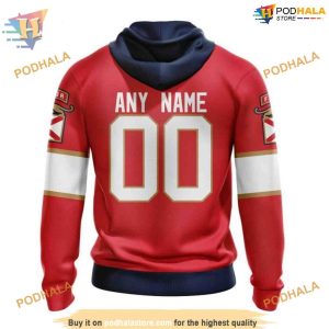 Custom 2023 Home Kits NHL Florida Panthers Hoodie 3D Sweatshirt 2