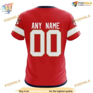 Custom 2023 Home Kits NHL Florida Panthers Hoodie 3D Sweatshirt 4