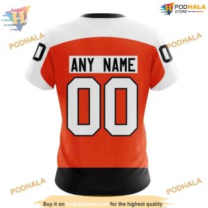 Custom 2023 Home Kits NHL Philadelphia Flyers Hoodie 3D 4