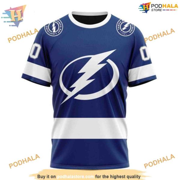 Custom 2023 Home Kits NHL Tampa Bay Lightning Hoodie 3D